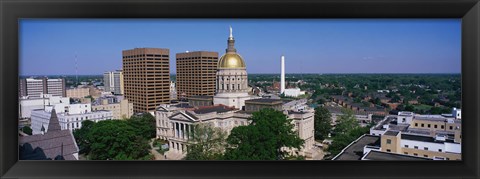 Framed Atlanta skyline during the day, GA Print