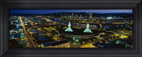 Framed Portland OR Print