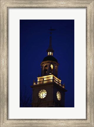 Framed Independence Hall Tower Philadelphia PA Print