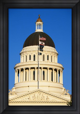 Framed California State Capitol Building Sacramento CA Print