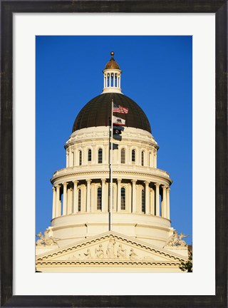 Framed California State Capitol Building Sacramento CA Print