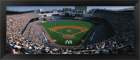 Framed High angle view of a baseball stadium, Yankee Stadium, New York City, New York State, USA Print