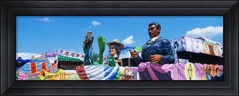 Framed Mardi Gras Floats Print