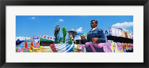 Framed Mardi Gras Floats Print