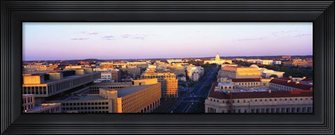 Framed Pennsylvania Ave Washington DC Print