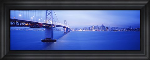 Framed Bay Bridge San Francisco CA Print
