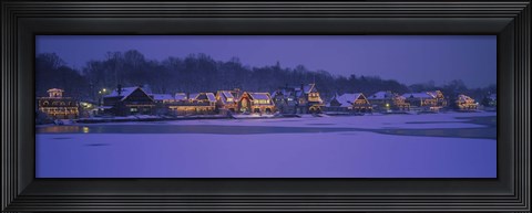 Framed Residential building at the waterfront, Philadelphia, Pennsylvania, USA Print