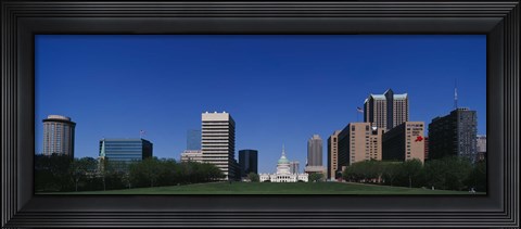 Framed Buildings in a city, St Louis, Missouri Print