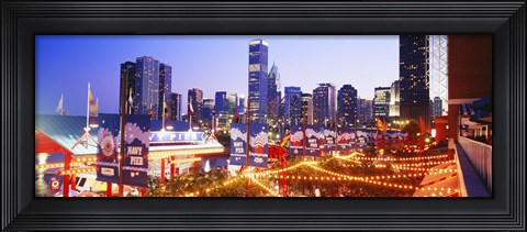 Framed Navy Pier Chicago IL Print
