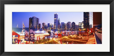 Framed Navy Pier Chicago IL Print