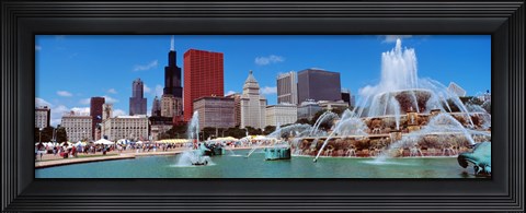 Framed Summer, Chicago, Illinois, USA Print