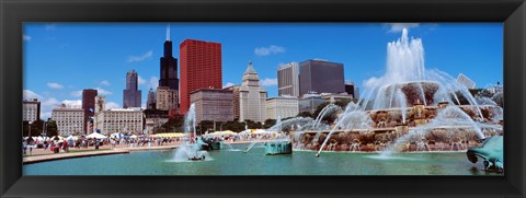 Framed Summer, Chicago, Illinois, USA Print