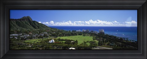Framed Waikiki Oahu HI Print