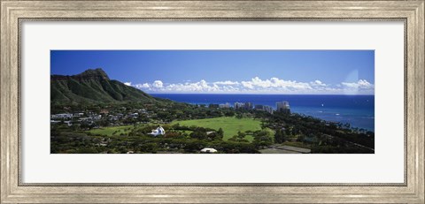 Framed Waikiki Oahu HI Print
