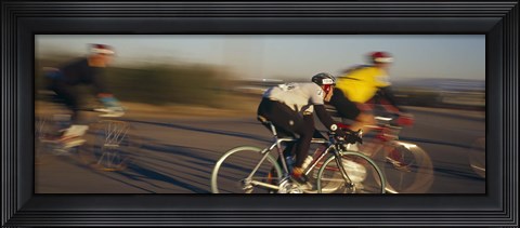 Framed Bicycle race, Tucson, Pima County, Arizona, USA Print