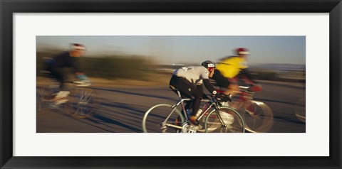 Framed Bicycle race, Tucson, Pima County, Arizona, USA Print