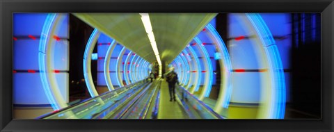 Framed Escalator, Las Vegas Nevada, USA Print