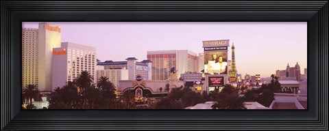 Framed Dusk Las Vegas NV Print