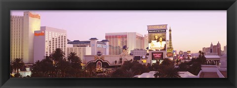 Framed Dusk Las Vegas NV Print