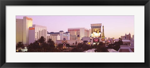 Framed Dusk Las Vegas NV Print