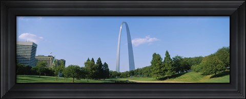Framed Low angle view of a monument, St. Louis, Missouri, USA Print
