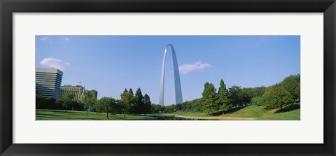 Framed Low angle view of a monument, St. Louis, Missouri, USA Print