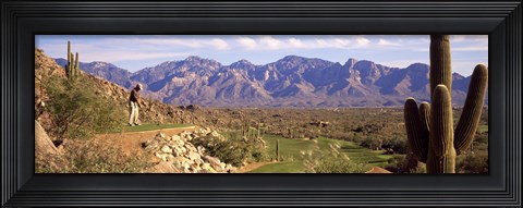 Framed Golf Course Tucson AZ Print