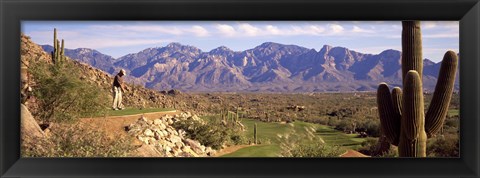 Framed Golf Course Tucson AZ Print
