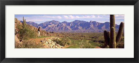 Framed Golf Course Tucson AZ Print