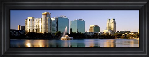 Framed Orlando skyline, Florida Print