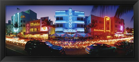 Framed USA, Florida, Miami Beach Print