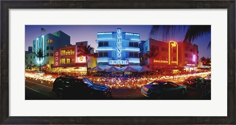 Framed USA, Florida, Miami Beach Print