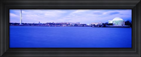 Framed Tidal Basin panorama, Washington DC Print
