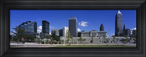 Framed Buildings in Cleveland, Ohio Print