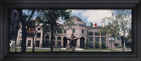 Framed Facade of a building, Texas State History Museum, Austin, Texas, USA Print