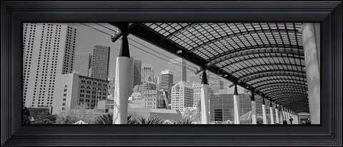 Framed San Francisco, California (black and white) Print