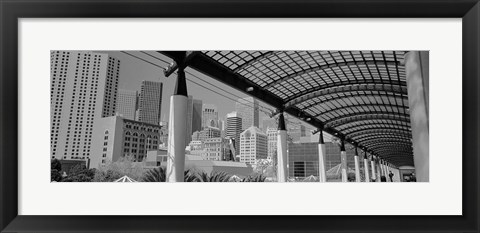 Framed San Francisco, California (black and white) Print