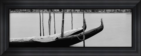 Framed Gondola in a lake, Oakland, California, USA Print