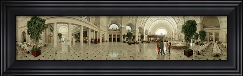 Framed Interior Union Station Washington DC Print