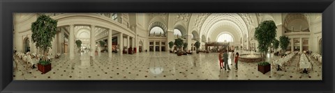 Framed Interior Union Station Washington DC Print