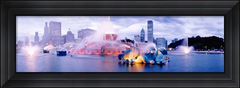 Framed Buckingham Fountain Chicago IL Print