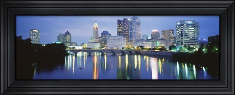 Framed Columbus OH Print