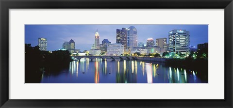 Framed Columbus OH Print