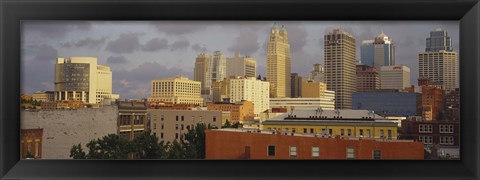 Framed Kansas City, Missouri Skyline Print