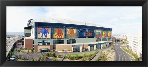 Framed High angle view of a baseball stadium, Bank One Ballpark, Phoenix, Arizona, USA Print