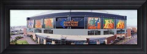 Framed Bank One Ballpark Phoenix AZ Print