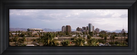 Framed USA, Arizona, Phoenix, High angle view of the city Print