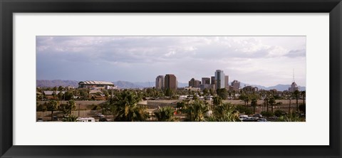 Framed USA, Arizona, Phoenix, High angle view of the city Print