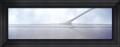 Framed Low angle view of an arch, Gateway Arch, St. Louis, Missouri Print