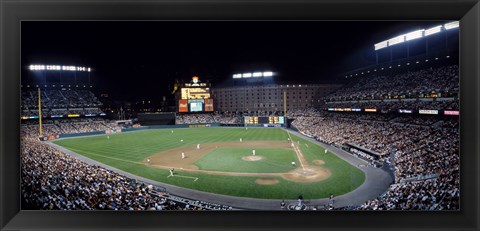 Framed Baseball Game Camden Yards Baltimore MD Print